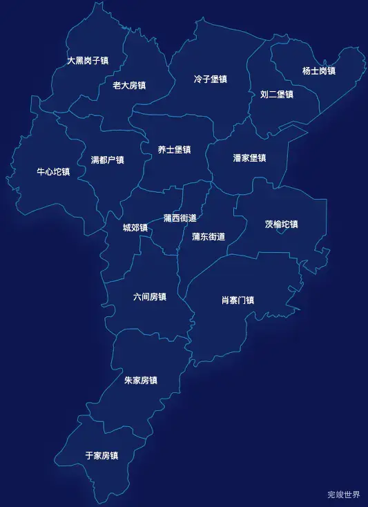echarts沈阳市辽中区geoJson地图地图下钻展示